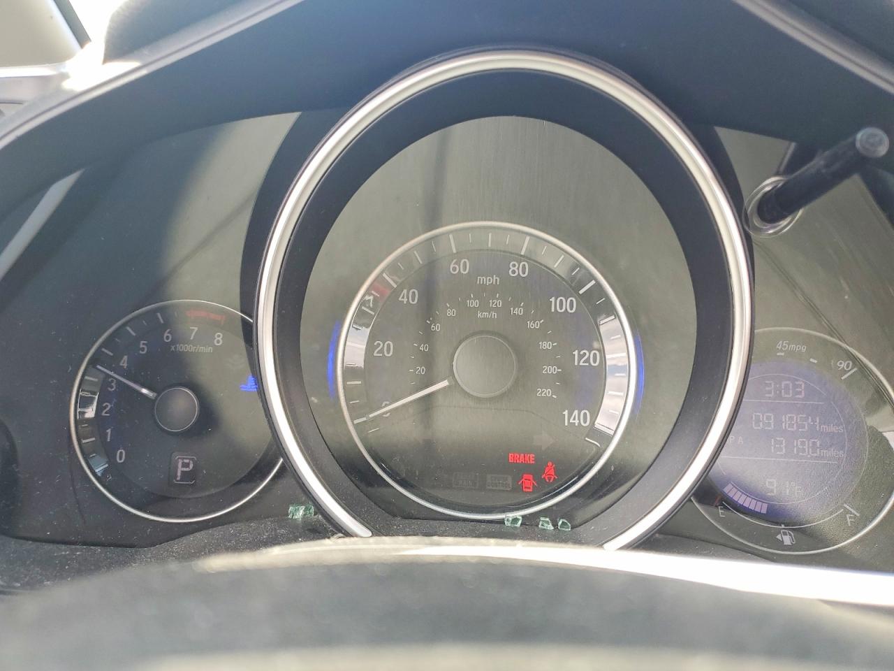 2019 Honda Fit VIN 3HGGK5H4XKM700090 COPART salvage auction — Side, TX - SALVAGE VEHICLE TITLE, sold $2,250 on 2026-07-09 (photo 9)