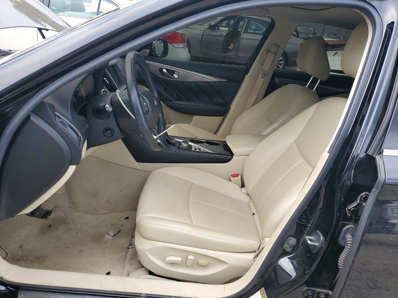 2017 Infiniti Q50 VIN JN1EV7AR8HM834277 COPART salvage auction — FRONT END, Pa - Certificate Of Salvage, sold $3,500 on 2026-07-06 (photo 7)
