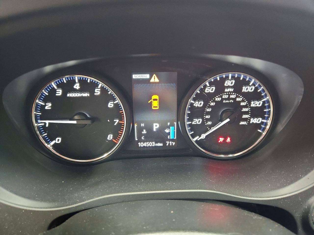 2016 Mitsubishi Outlander VIN JA4AZ3A38GZ015446 COPART salvage auction — Front End, IL - SALVAGE CERTIFICATE, sold $1,650 on 2026-07-02 (photo 9)