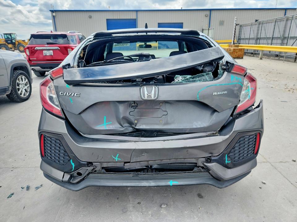 2017 Honda Civic VIN SHHFK7H20HU222861 COPART salvage auction — REAR END, Tx - Salvage Vehicle Title, sold $175 on 2026-07-24 (photo 6)