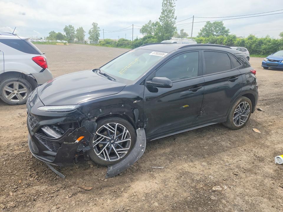 2022 Hyundai VIN KM8K3CA31NU928924 COPART salvage auction — FRONT END, Salvage Title, sold $225 on 2026-07-28 (photo 1)