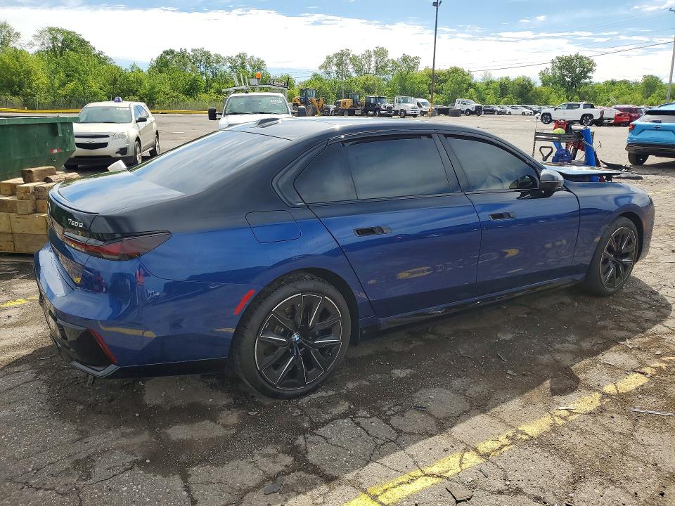 2024 BMW 7er VIN WBA43EH08RCS10915 COPART salvage auction — FRONT END, Oh - Cert Of Title-Salvage, sold $38,750 on 2026-08-21 (photo 3)
