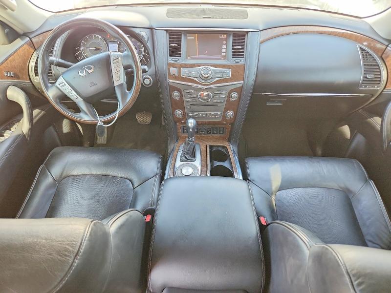 2015 Infiniti Qx80 VIN JN8AZ2NF8F9570260 COPART salvage auction — HAIL, Ok - Certificate Of Title (P), sold $5,600 on 2026-07-06 (photo 8)