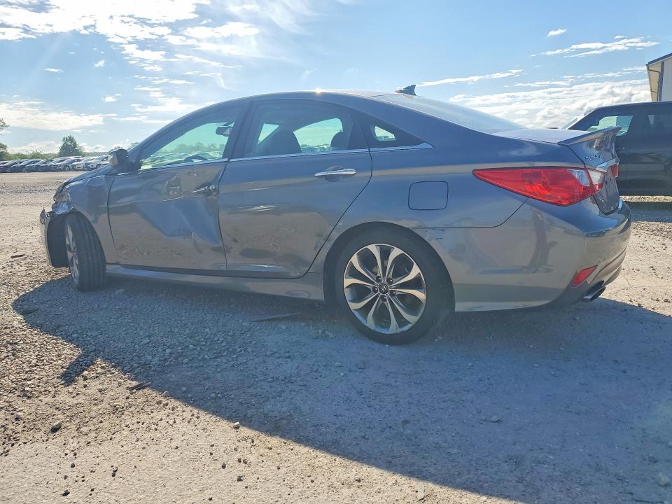 2014 Hyundai Sonata VIN 5NPEC4AC2EH908845 COPART salvage auction — REAR END, Il - Salvage Certificate, sold $1,100 on 2026-07-31 (photo 2)