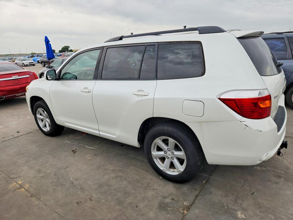 2008 Toyota Highlander VIN JTEES41A682026404 COPART salvage auction — NORMAL WEAR, Tx - Certificate Of Title, sold $1,450 on 2026-07-06 (photo 2)