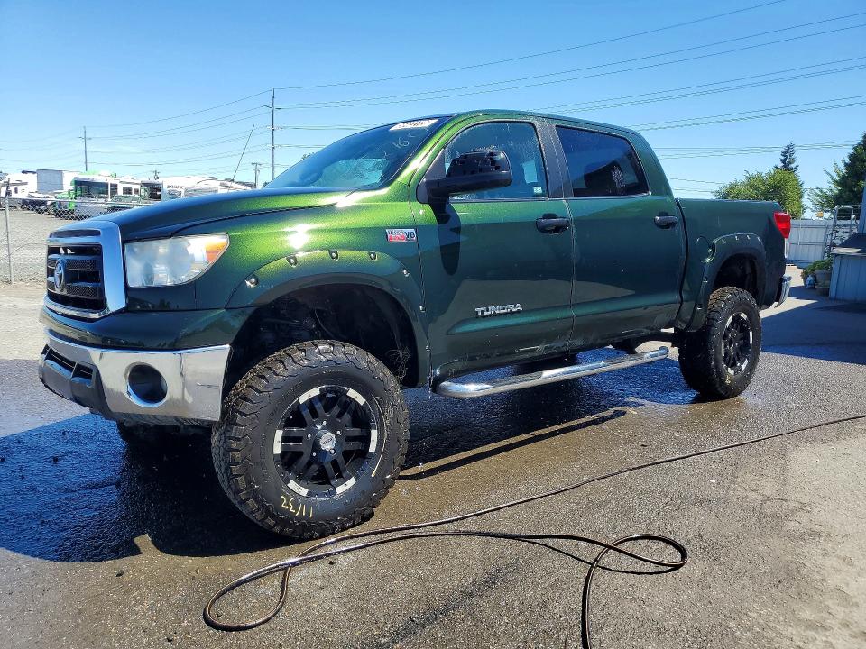 2010 Toyota Tundra VIN 5TFDY5F16AX102760 COPART salvage auction — FRONT END, Or - Certificate Of Title, sold $5,200 on 2026-07-07 (photo 1)
