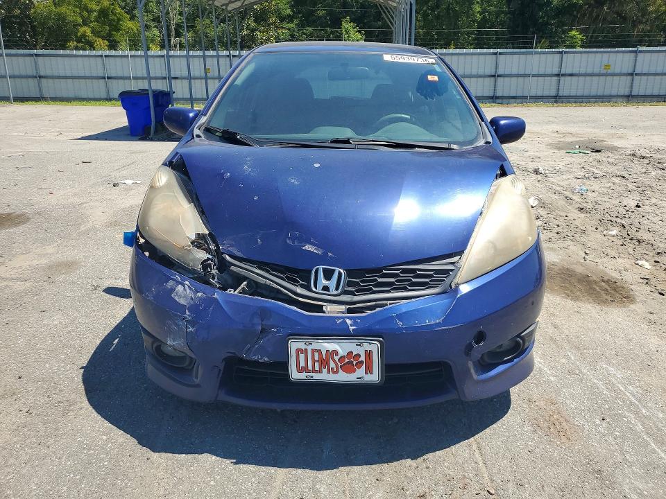 2013 Honda Fit VIN JHMGE8H56DC048829 COPART salvage auction — FRONT END, Ga - Cert Of Title-Salvage, sold $1,450 on 2026-07-09 (photo 5)
