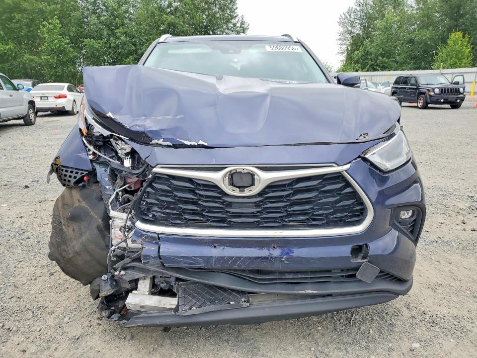 2021 Toyota Highlander VIN 5TDGBRCH3MS519139 COPART salvage auction — FRONT END, Wa - Bill Of Sale, sold $12,999 on 2026-07-27 (photo 5)