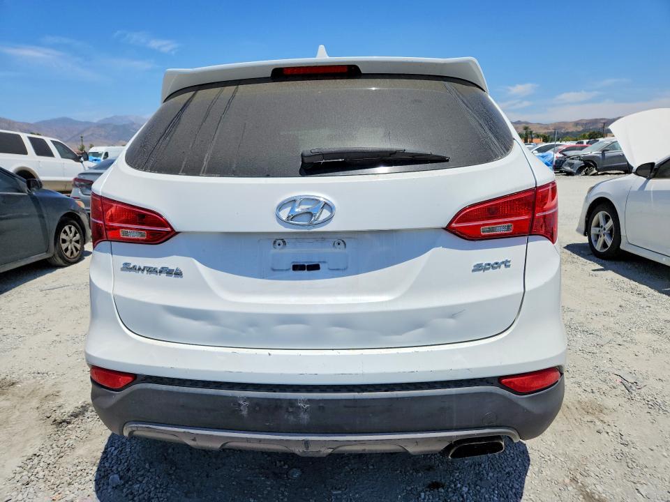 2016 Hyundai Santa fe VIN 5XYZT3LB4GG326577 COPART salvage auction — REAR END, Mt - Dis/Dlr/Exp Only Clean Title, sold $1,250 on 2026-07-29 (photo 6)