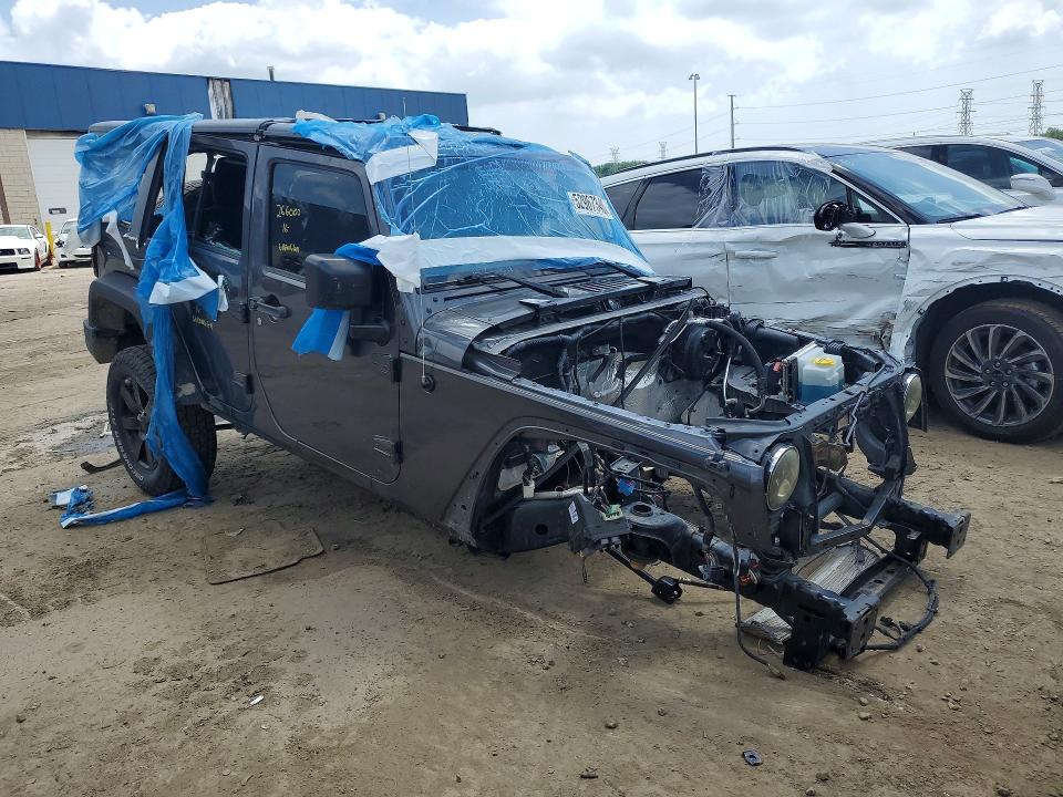 2016 Jeep Wrangler / VIN 1C4BJWDG8GL346709 COPART salvage auction — ROLLOVER, Mo - Salvage Certificate Of Title, sold $300 on 2026-07-10 (photo 4)