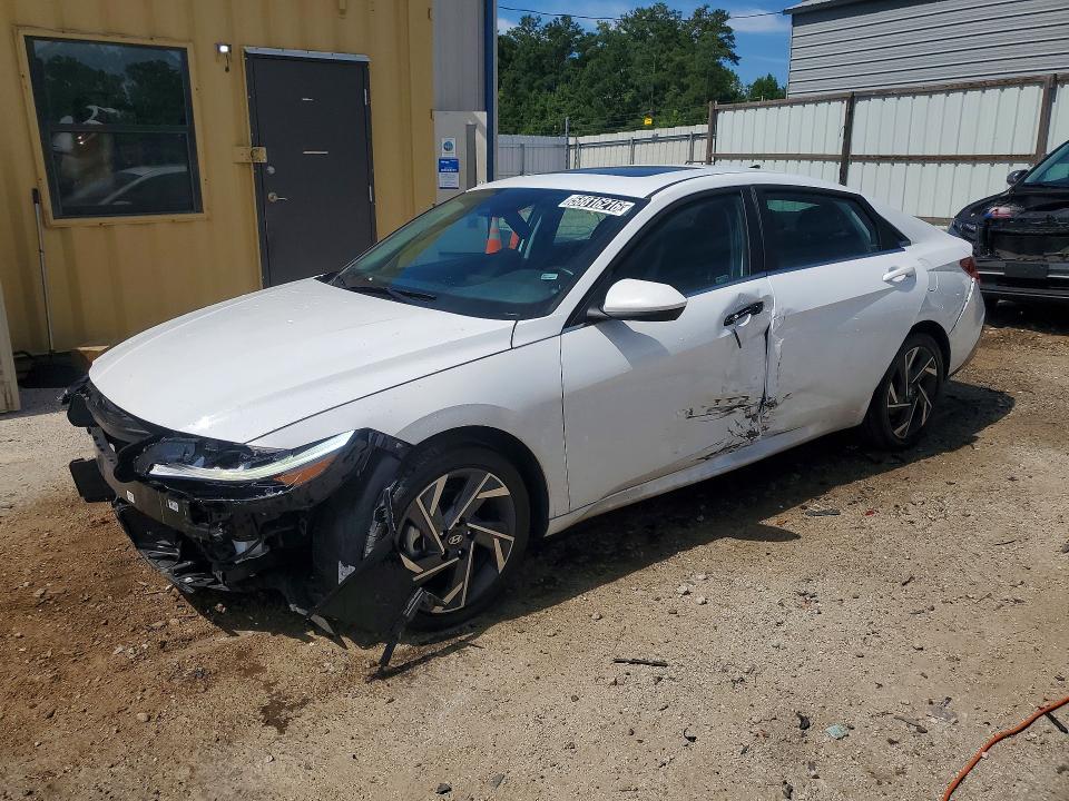2025 Hyundai Elantra VIN KMHLS4DG3SU962273 COPART salvage auction — FRONT END, GA - CERTIFICATE OF TITLE, sold $6,700 on 2026-07-20 (photo 1)
