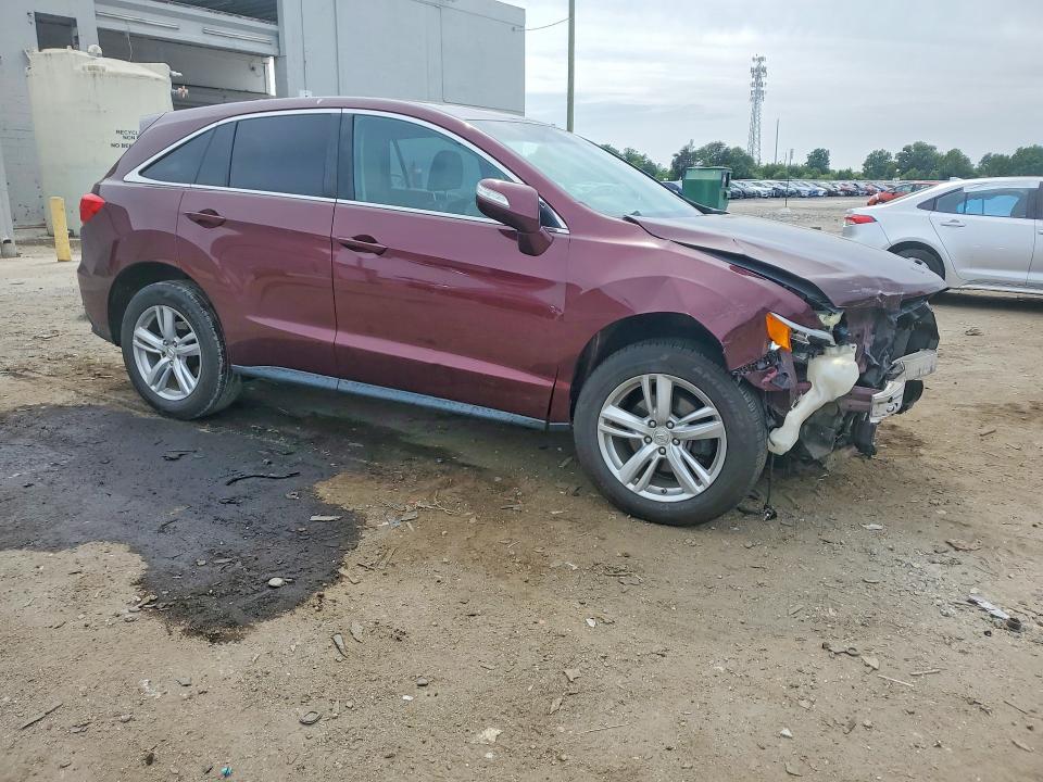 2015 Acura Rdx VIN 5J8TB4H50FL024404 COPART salvage auction — FRONT END, Va - Cert Of Title - Salvage, sold $1,750 on 2026-07-22 (photo 4)