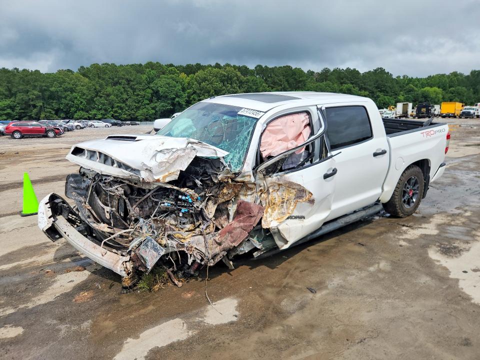 2019 Toyota Tundra VIN 5TFDY5F18KX837984 COPART salvage auction — FRONT END, MS - CERT OF TITLE-SALVAGED, sold $6,300 on 2026-07-24 (photo 1)