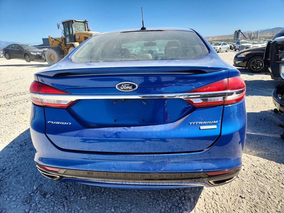 2017 Ford Fusion VIN 3FA6P0K93HR131717 COPART salvage auction — FRONT END, Ut - Salvage Certificate, sold $1,050 on 2026-07-24 (photo 6)