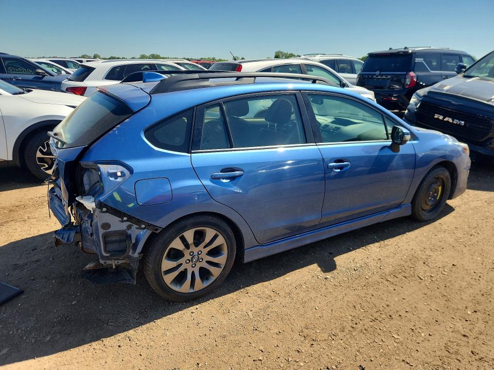 2016 Subaru Impreza VIN JF1GPAS64GH288169 COPART salvage auction — REAR END, Il - Salvage Certificate, sold $2,300 on 2026-07-02 (photo 3)