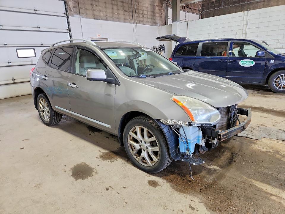 2013 Nissan Rogue VIN JN8AS5MV0DW646387 COPART salvage auction — FRONT END, Mn - Cert Of Title-Prior Salvage, sold $1,150 on 2026-07-07 (photo 4)