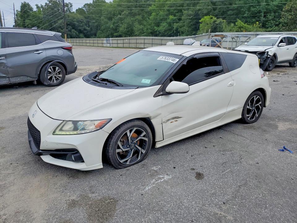 2016 Honda Cr-z VIN JHMZF1D61GS000841 COPART salvage auction — SIDE, Ga - Cert Of Title-Salvage, sold $350 on 2026-07-27 (photo 1)