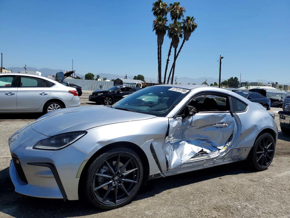 2023 Toyota Gr 86 VIN JF1ZNBE14P9765245 COPART salvage auction — SIDE, Ca - Salvage Certificate, sold $9,300 on 2026-07-14 (photo 1)