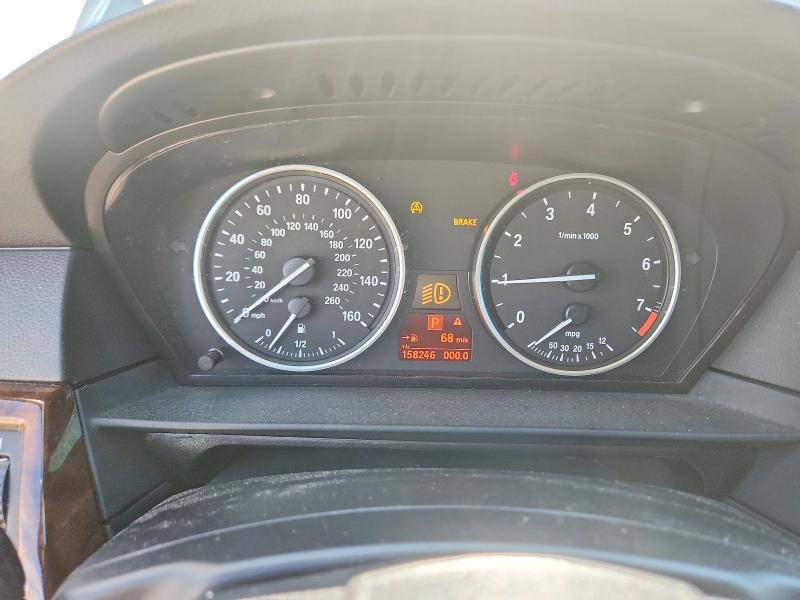 2009 BMW 5 series VIN WBANV93549C131749 COPART salvage auction — SIDE, Il - Salvage Certificate, sold $475 on 2026-07-23 (photo 9)
