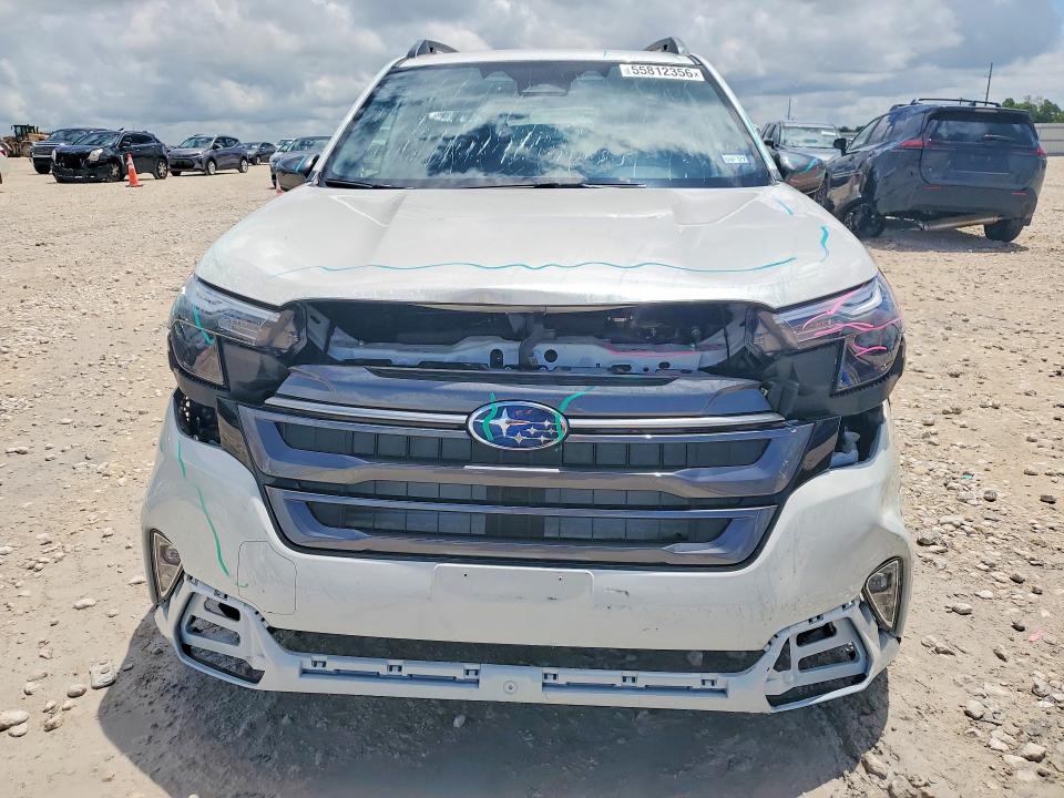 2025 Subaru Forester VIN JF2SLDDCXSH596669 COPART salvage auction — FRONT END, Tx - Salvage Vehicle Title, sold $10,200 on 2026-07-16 (photo 5)