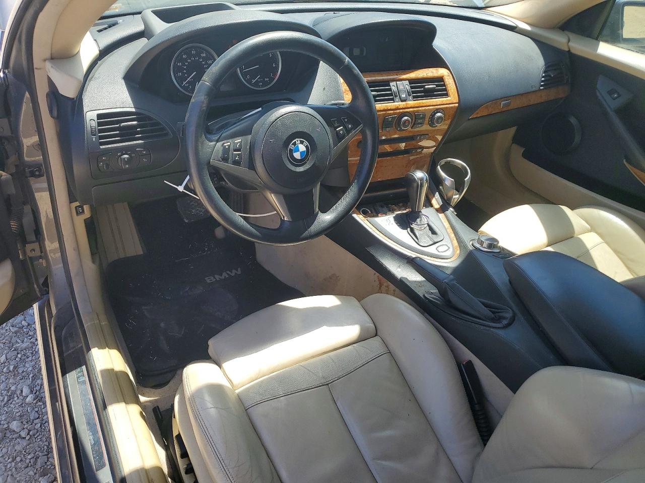 2007 BMW 6 Series VIN WBAEH13557CR51392 COPART salvage auction — Normal Wear, MO - DEALER ONLY CLEAN TITLE, sold $1,300 on 2026-07-02 (photo 8)
