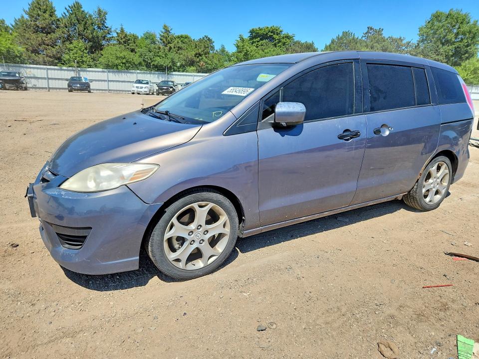 2010 Mazda 5 VIN JM1CR2W36A0372802 COPART salvage auction — FRONT END, IL - SALVAGE CERTIFICATE, sold $250 on 2026-07-16 (photo 1)