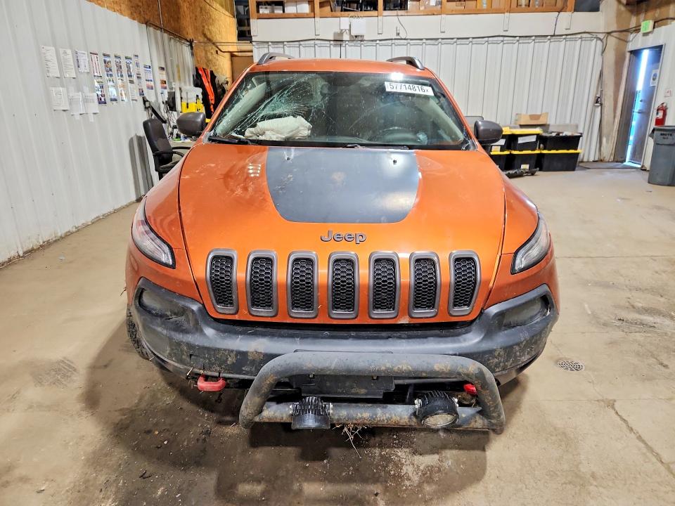 2015 Jeep Cherokee VIN 1C4PJMBS0FW544148 COPART salvage auction — FRONT END, Ak - Bill Of Sale- Salvage, sold $20 on 2026-07-21 (photo 5)