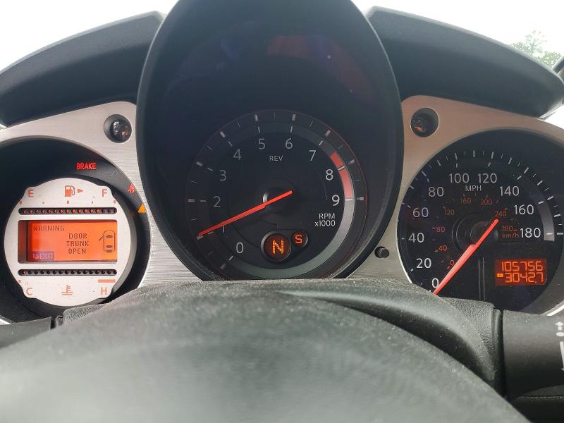 2009 Nissan 370z VIN JN1AZ44E99M410408 COPART salvage auction — FRONT END, Al - Cert Of Title-Salvage Title, sold $4,350 on 2026-07-20 (photo 9)