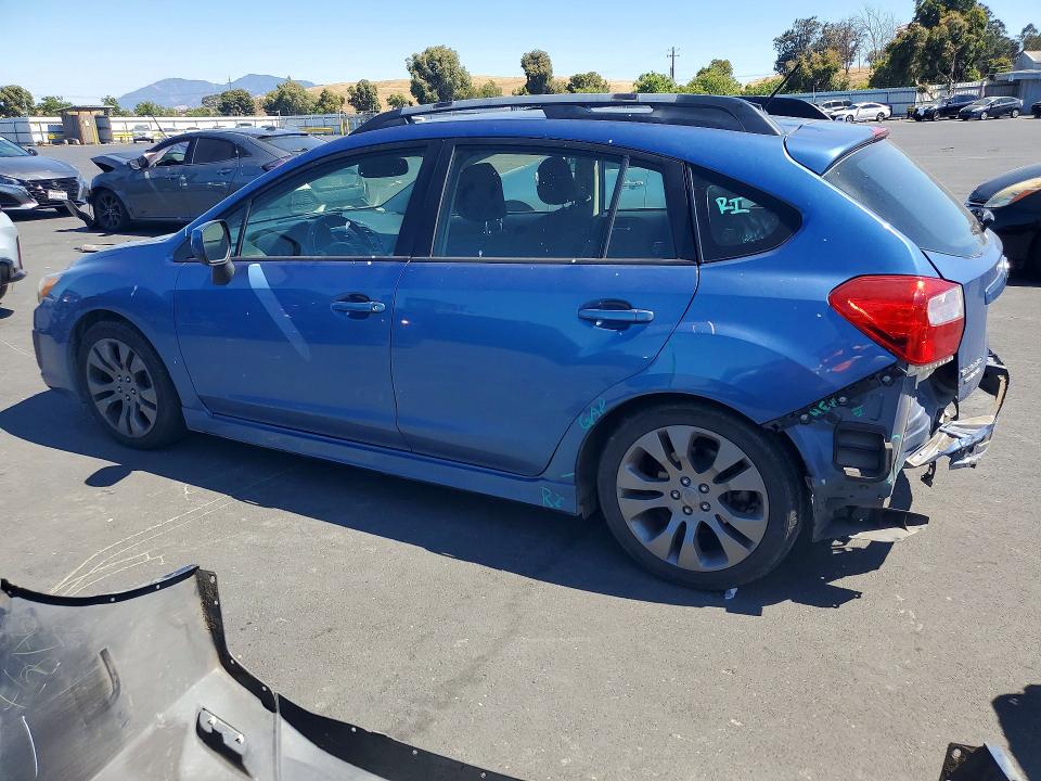 2014 Subaru VIN JF1GPAL6XE8288012 COPART salvage auction — REAR END, Ca - Salvage Certificate, sold $1,800 on 2026-07-13 (photo 2)