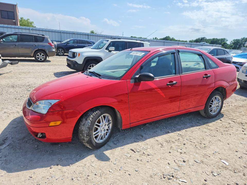 2005 Ford Focus VIN 1FAFP34N05W106049 COPART salvage auction — UNDERCARRIAGE, KS - CERT OF TITLE-SALVAGE, sold $475 on 2026-07-09 (photo 1)