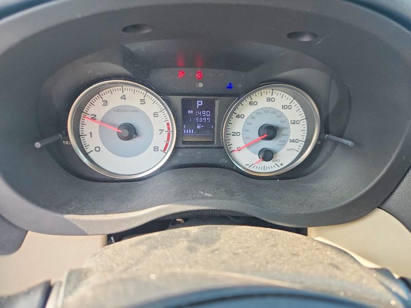 2012 Subaru Impreza VIN JF1GJAG65CH018694 COPART salvage auction — FRONT END, TX - SALVAGE VEHICLE TITLE (P), sold $625 on 2026-07-09 (photo 9)