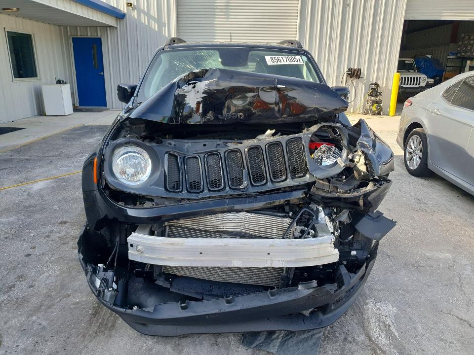 2018 Jeep Renegade VIN ZACCJABB4JPG97506 COPART salvage auction — FRONT END, Fl - Cert Of Title Slvg Rebuildable, sold $825 on 2026-08-05 (photo 5)