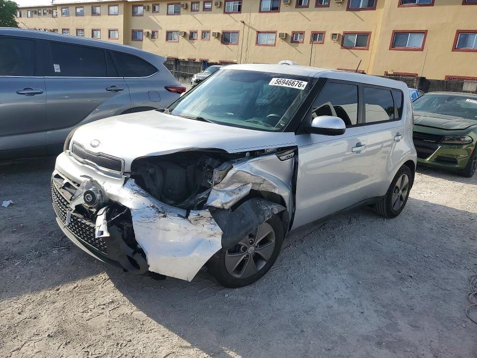 2015 Kia Soul VIN KNDJN2A23F7812927 COPART salvage auction — FRONT END, Fl - Cert Of Title Slvg Rebuildable, sold $800 on 2026-07-07 (photo 1)