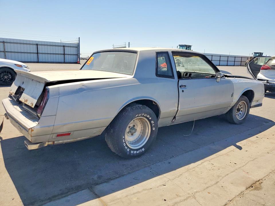 1985 Chevrolet Monte carlo VIN 1G1GZ37G2FR113843 COPART salvage auction — STRIPPED, Fl - Dis/Dlr/Exp Only Clean Title, sold $1,550 on 2026-07-02 (photo 3)