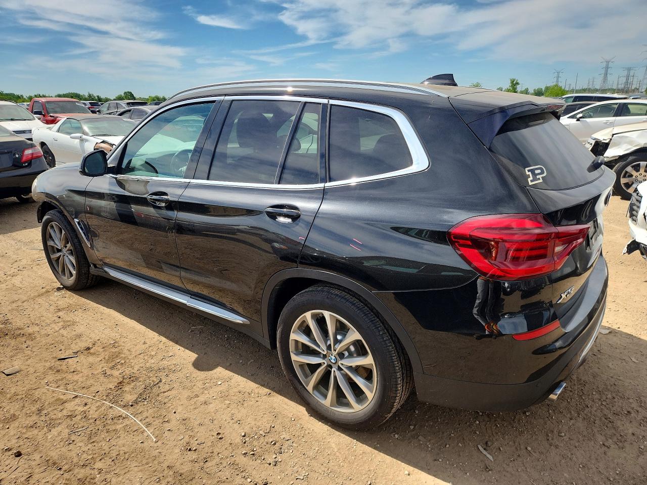 2019 BMW X3 VIN 5UXTR9C59KLR09756 COPART salvage auction — Front End, IL - SALVAGE CERTIFICATE, sold $9,000 on 2026-06-30 (photo 2)