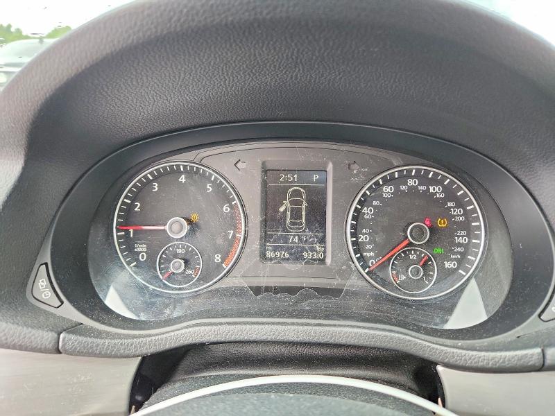 2014 Volkswagen Passat VIN 1VWBS7A34EC033185 COPART salvage auction — FRONT END, Mi - Certificate Of Title, sold $850 on 2026-07-23 (photo 9)
