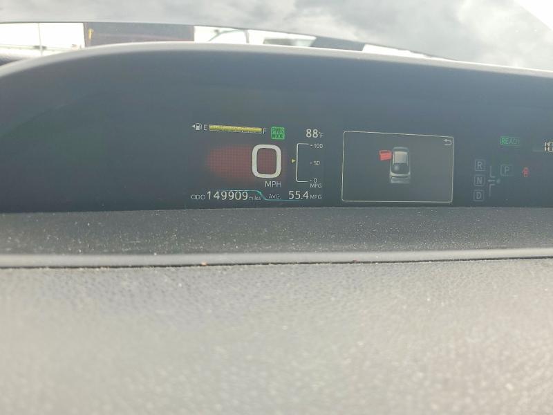 2016 Toyota Prius VIN JTDKARFU4G3026047 COPART salvage auction — FRONT END, Oh - Cert Of Title-Salvage, sold $1,600 on 2026-07-22 (photo 9)