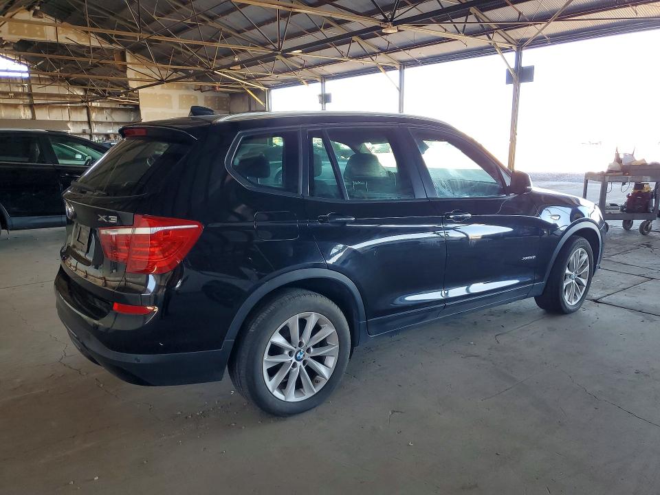 2015 BMW X3 VIN 5UXWX9C57F0D54741 COPART salvage auction — MINOR DENT/SCRATCHES, Az - Certificate Of Title, sold $4,000 on 2026-07-29 (photo 3)