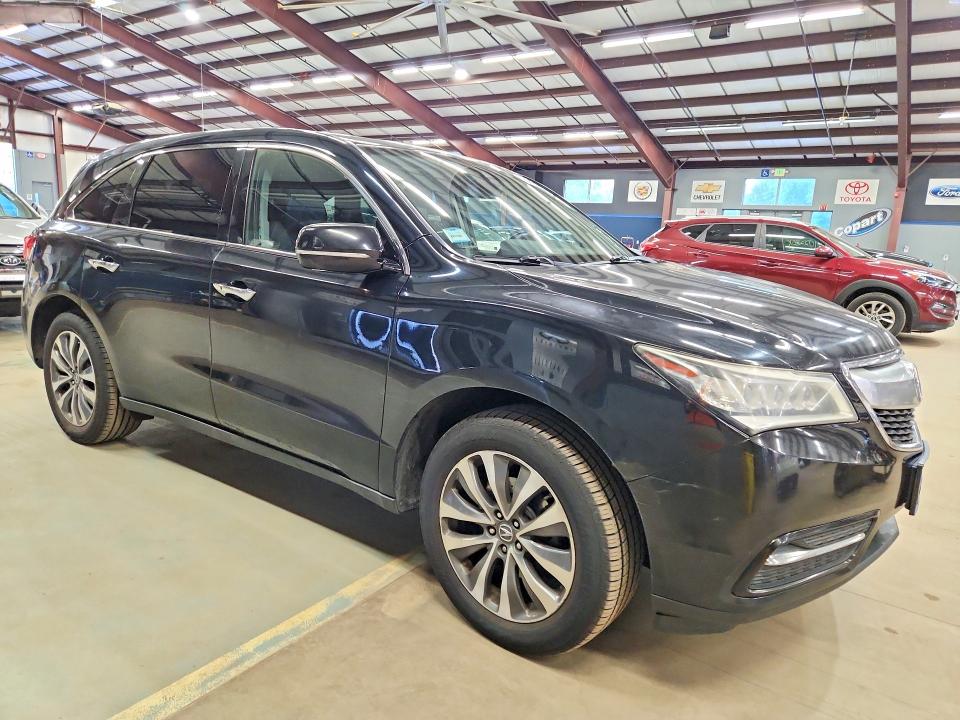 2016 Acura Mdx VIN 5FRYD4H44GB012944 COPART salvage auction — MINOR DENT/SCRATCHES, Ny - Certificate Of Title, sold $4,000 on 2026-07-09 (photo 4)