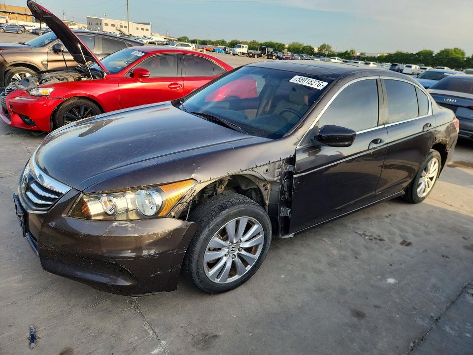 2011 Honda Accord VIN 1HGCP2F89BA071424 COPART salvage auction — FRONT END, Tx - Nonrepairable Title, sold $900 on 2026-07-02 (photo 1)