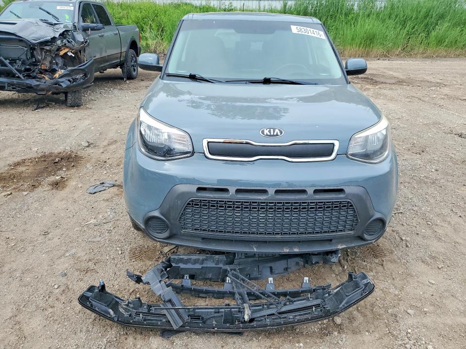 2015 Kia Soul VIN KNDJN2A21F7765171 COPART salvage auction — FRONT END, Mi - Certificate Of Title, sold $850 on 2026-07-08 (photo 5)
