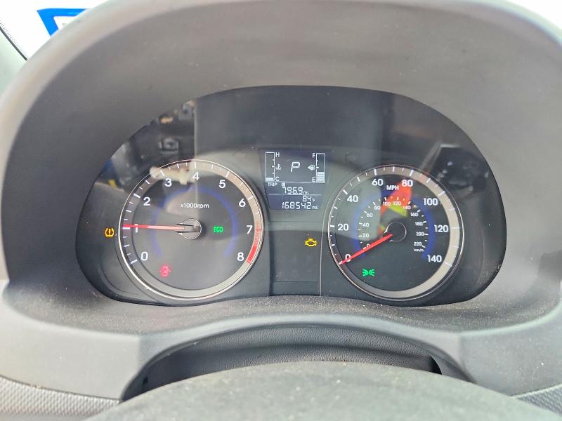 2016 Hyundai Accent VIN KMHCT4AE2GU060687 COPART salvage auction — NORMAL WEAR, TX - CERTIFICATE OF TITLE, sold $600 on 2026-07-02 (photo 9)
