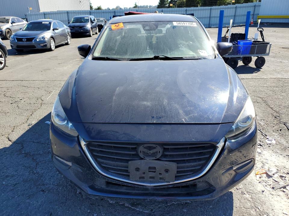 2018 Mazda VIN 3MZBN1U72JM199801 COPART salvage auction — WATER/FLOOD, Ca - Dis/Dlr/Exp Only Clean Title, sold $1,000 on 2026-07-10 (photo 5)