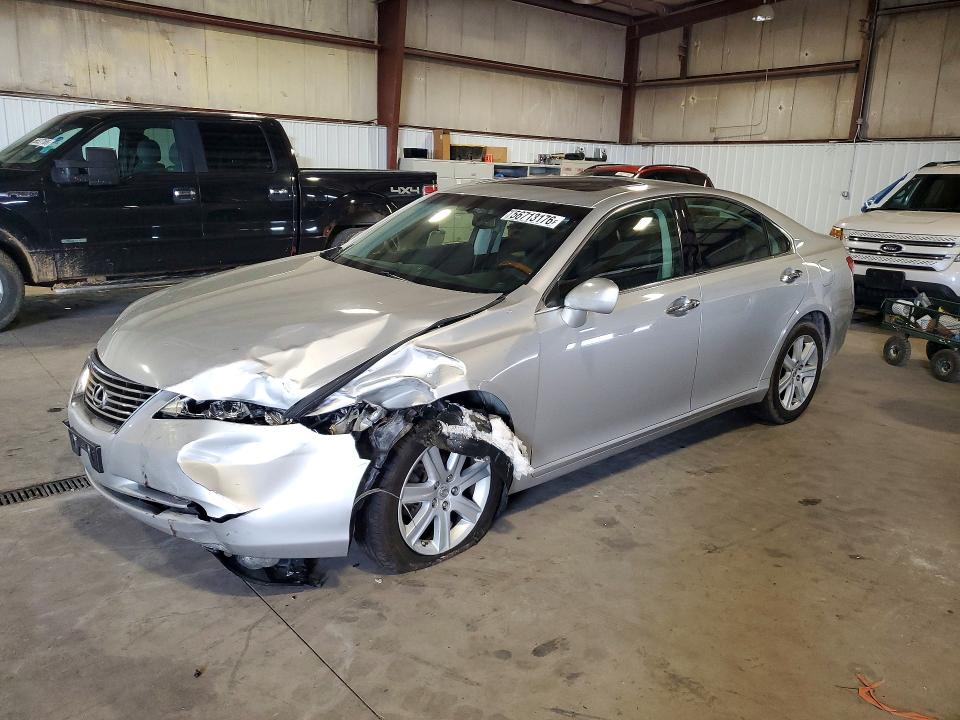 2008 Lexus ES VIN JTHBJ46G182248953 COPART salvage auction — FRONT END, Il - Salvage Certificate, sold $925 on 2026-07-15 (photo 1)