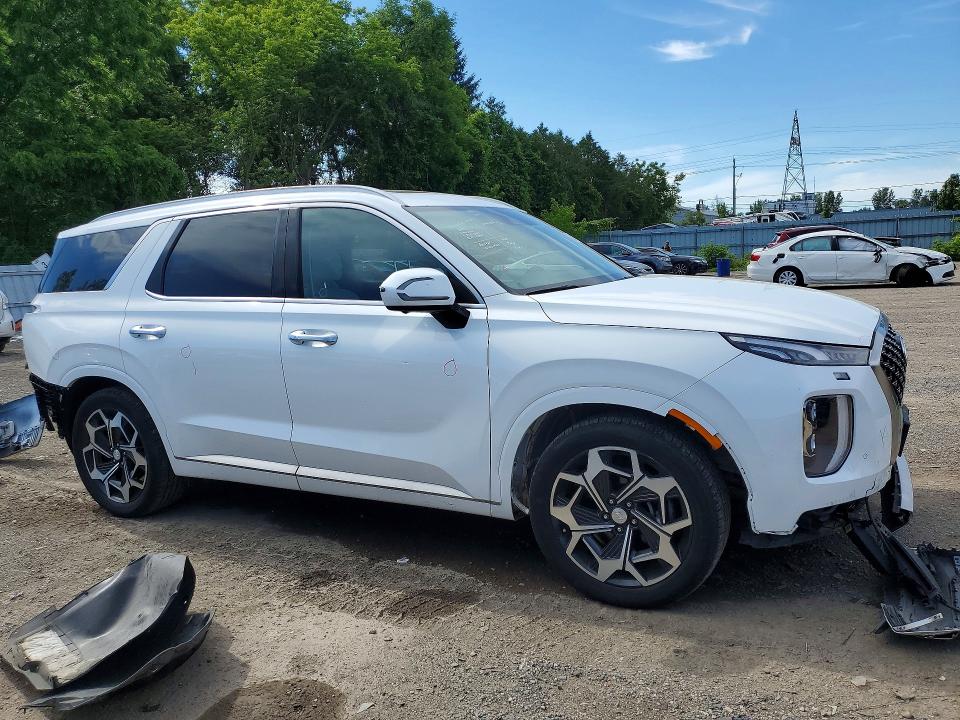 2022 Hyundai Palisade VIN KM8R5DHE4NU406004 COPART salvage auction — UNDERCARRIAGE, On - Permit Salvage, sold $9,100 on 2026-07-09 (photo 4)