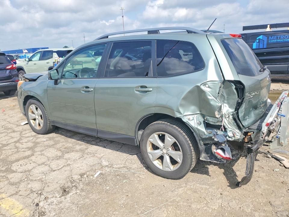 2014 Subaru Forester VIN JF2SJAEC6EH457839 COPART salvage auction — REAR END, Mi - Certificate Of Title, sold $550 on 2026-07-07 (photo 2)