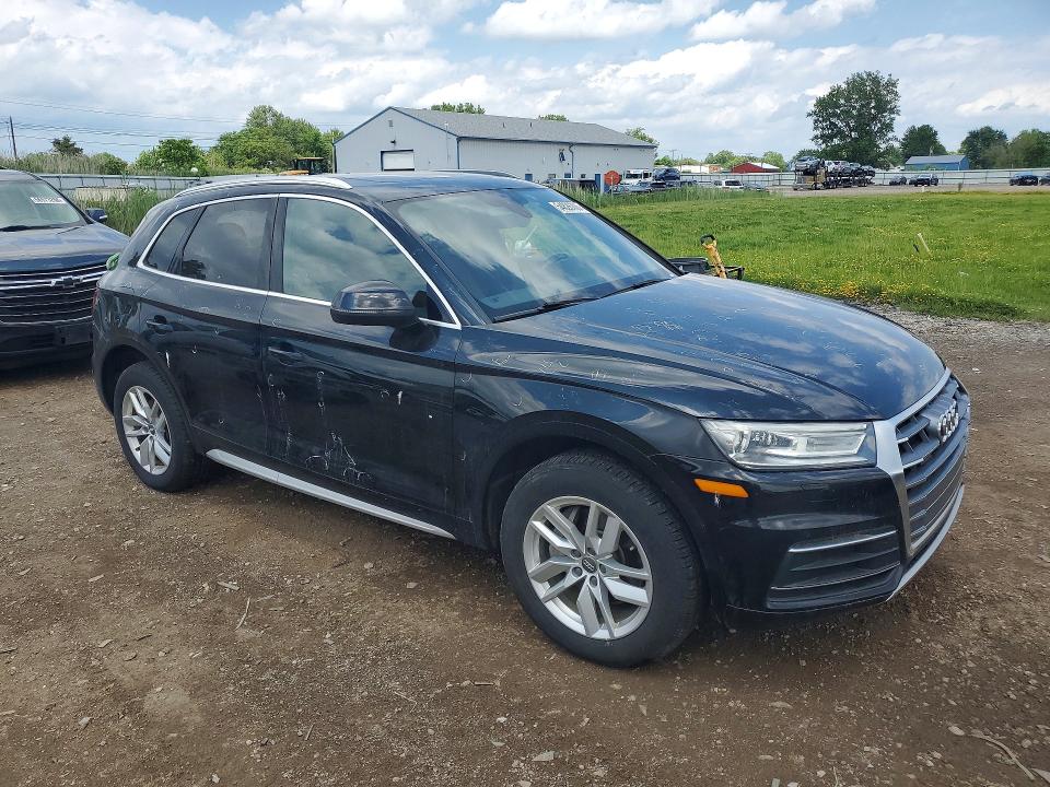 2020 Audi Q5 VIN WA1ANAFY2L2026269 COPART salvage auction — HAIL, Oh - Cert Of Title-Salvage, sold $7,300 on 2026-07-09 (photo 4)