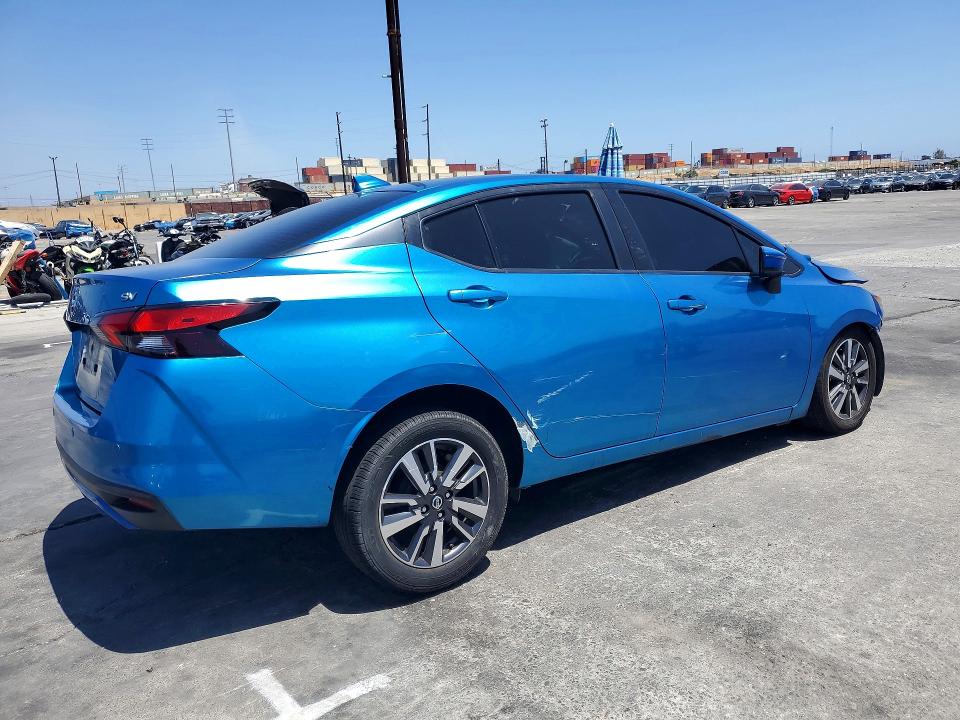 2021 Nissan Versa VIN 3N1CN8EV8ML827497 COPART salvage auction — FRONT END, Ca - Salvage Certificate, sold $850 on 2026-07-02 (photo 3)