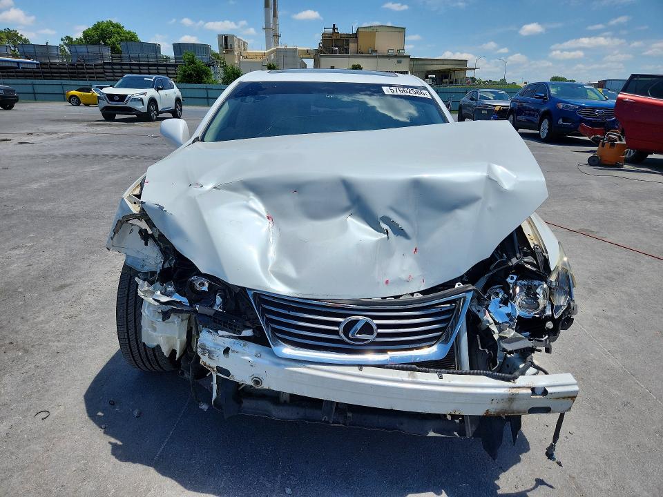 2007 Lexus ES VIN JTHBJ46G372068033 COPART salvage auction — FRONT END, Ok - Cert Of Title-Salvage, sold $175 on 2026-07-29 (photo 5)