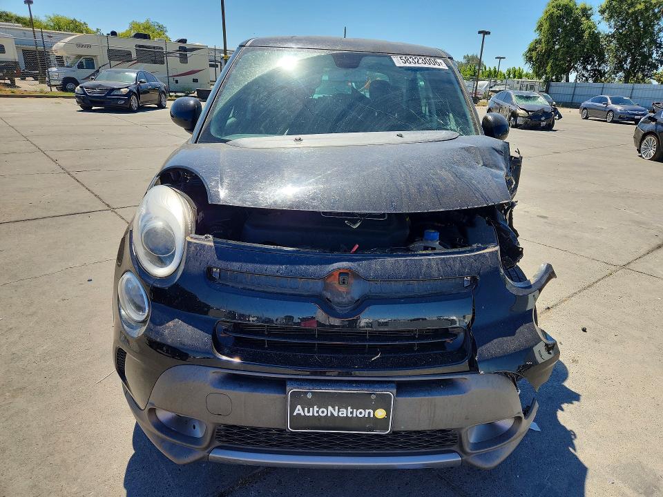 2014 Fiat 500 VIN ZFBCFADH4EZ017987 COPART salvage auction — FRONT END, CA - SALVAGE CERTIFICATE, sold $10 on 2026-07-27 (photo 5)